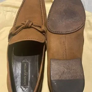 Louis Vuitton | Shoes | Lv Men Pebbled Leather Slip Ons Size 